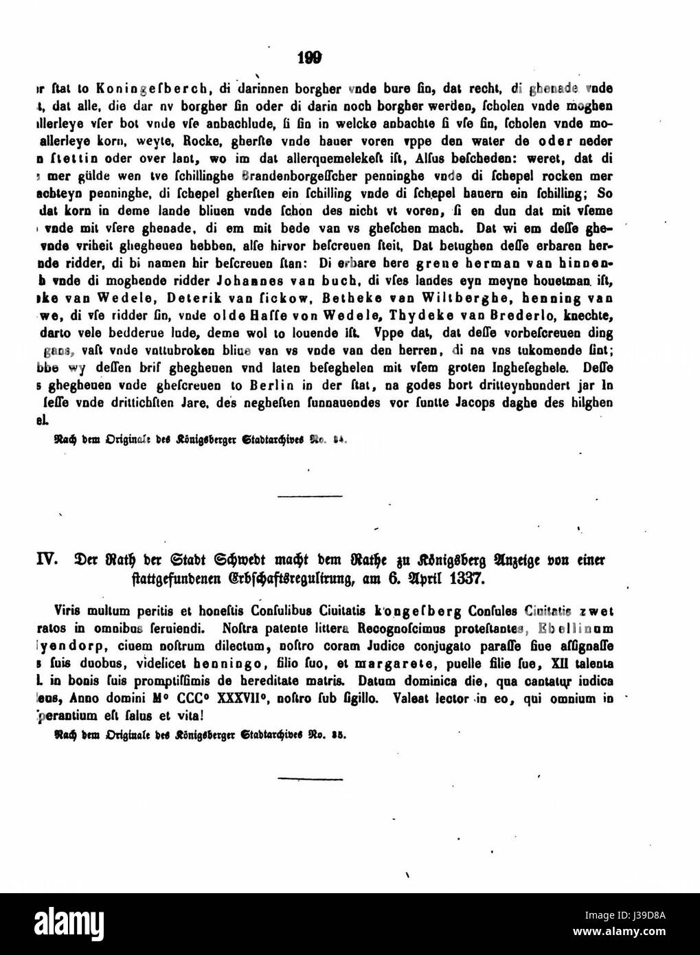 CDB DE 1 19 199 Foto Stock