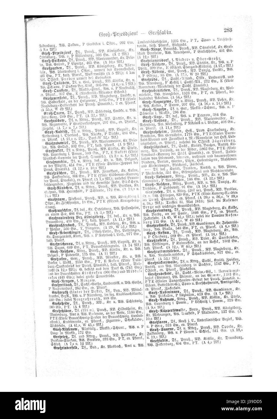 *De Ortslexikon* è un dizionario geografico compilato da Neumann. Fornisce informazioni dettagliate su località, città e regioni, in particolare nel mondo di lingua tedesca. È un riferimento chiave per la geografia storica e gli studi culturali in Europa. Foto Stock