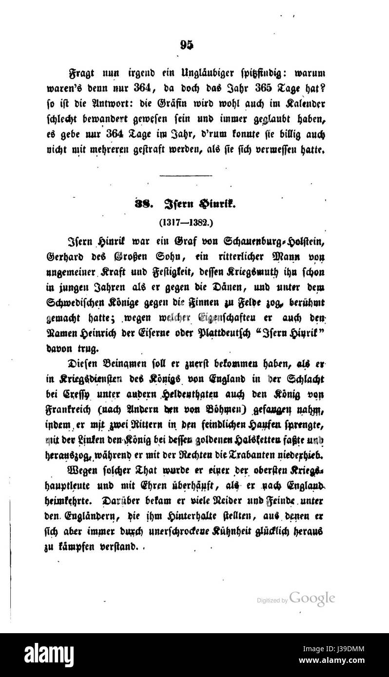 "De Beneke Hamburgische Geschichten und Sagen" è una raccolta di storie e leggende tedesche di Amburgo. Questo testo riflette il patrimonio culturale e il folklore della regione, tramandati attraverso generazioni. Foto Stock