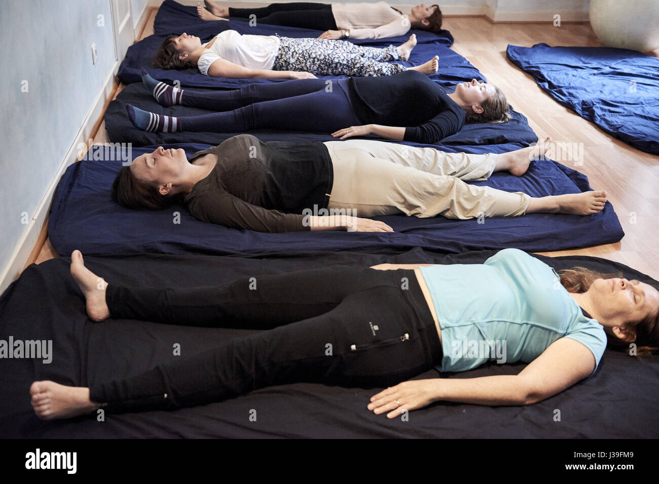 Esercizio perineale Foto Stock