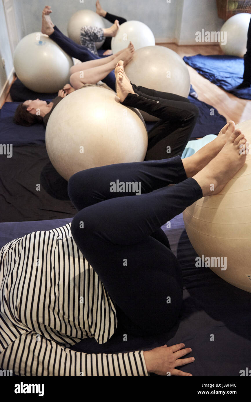 Esercizio perineale Foto Stock