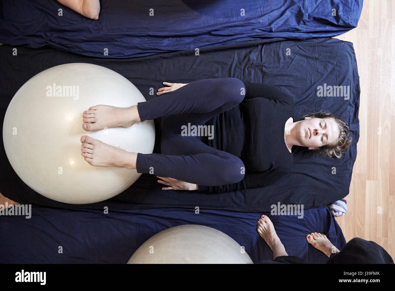 Esercizio perineale Foto Stock