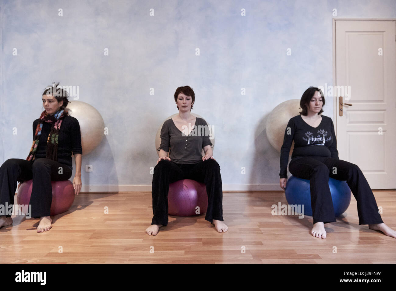 Esercizio perineale Foto Stock