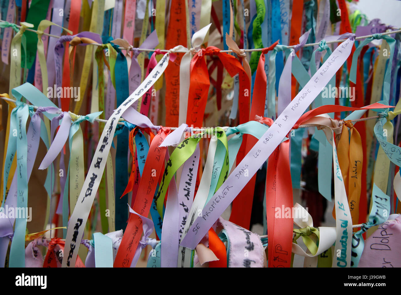 I popoli' vertice sul clima - sommet citoyen pour le climat. Foto Stock