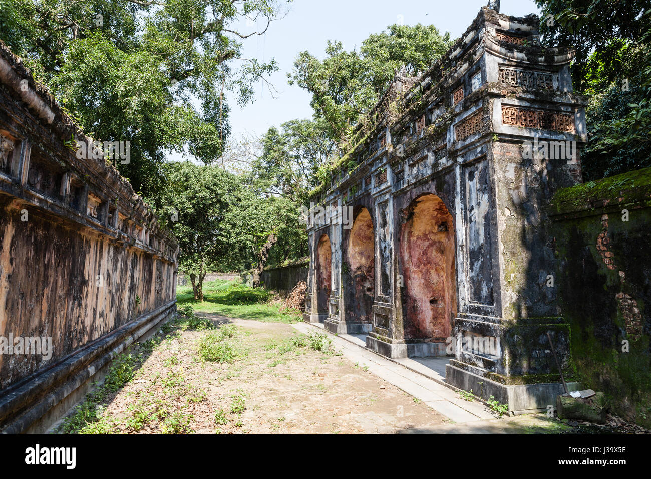 Cittadella imperiale (Città Imperiale), la tinta, Vietnam Foto Stock