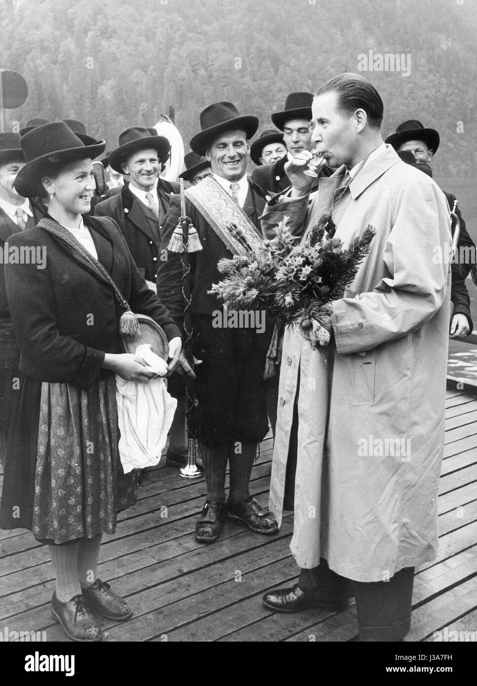 Gerhard Schroeder, 1954 Foto Stock