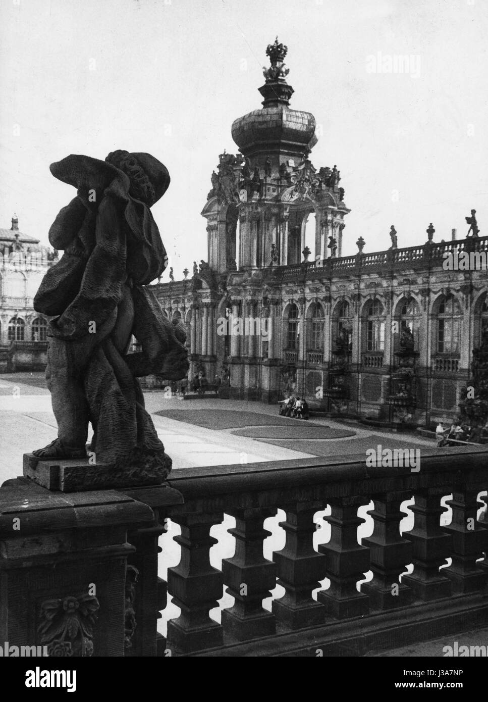 Zwinger di Dresda, 1956 Foto Stock