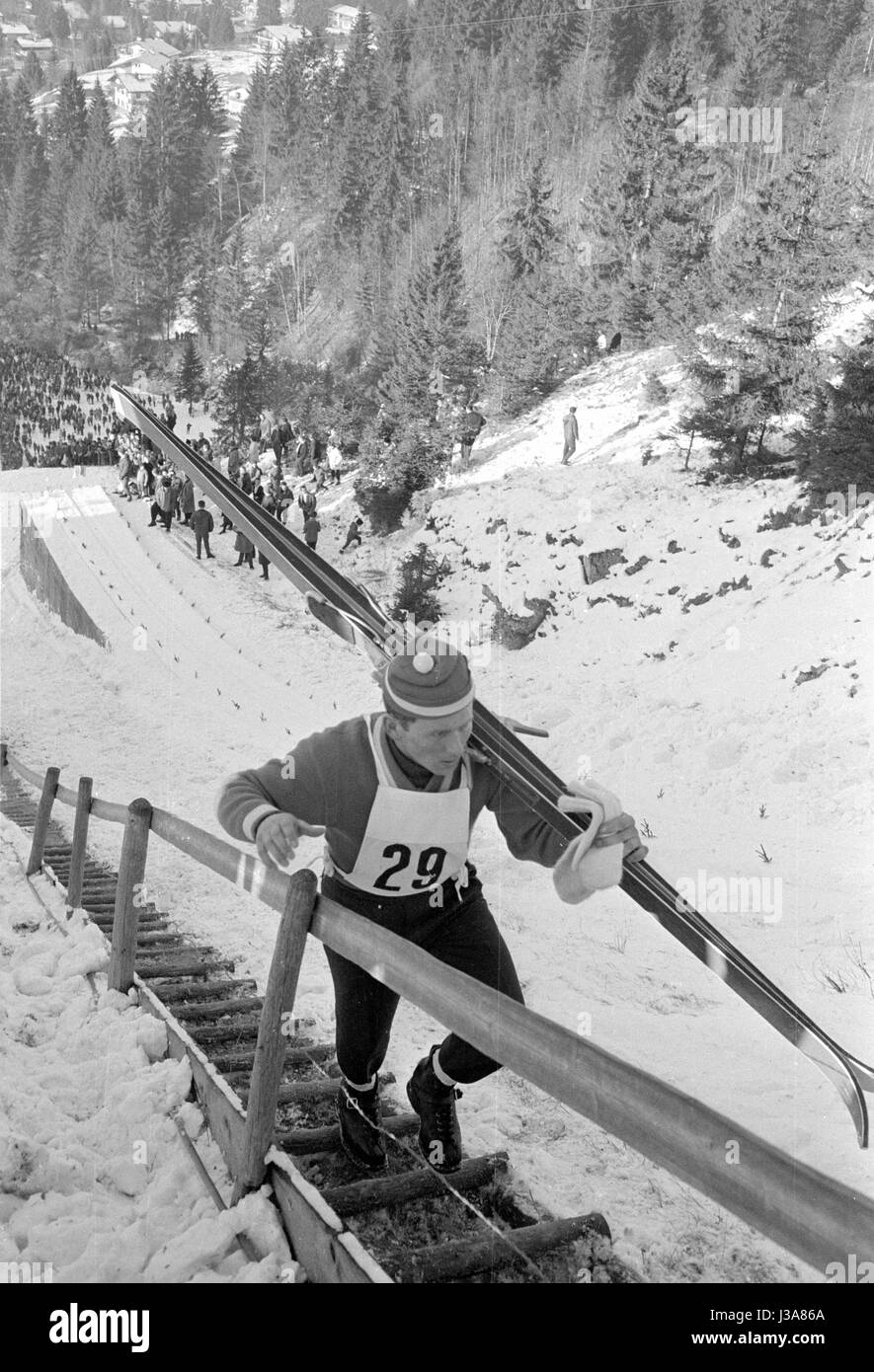 Torneo delle quattro colline 1963/1964: salto individuale a Garmisch-Partenkirchen, 1964 Foto Stock