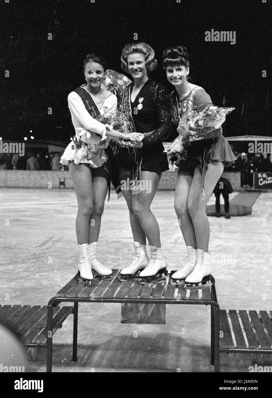 World Figure Skating Championships a Cortina d'Ampezzo, 1963 Foto Stock