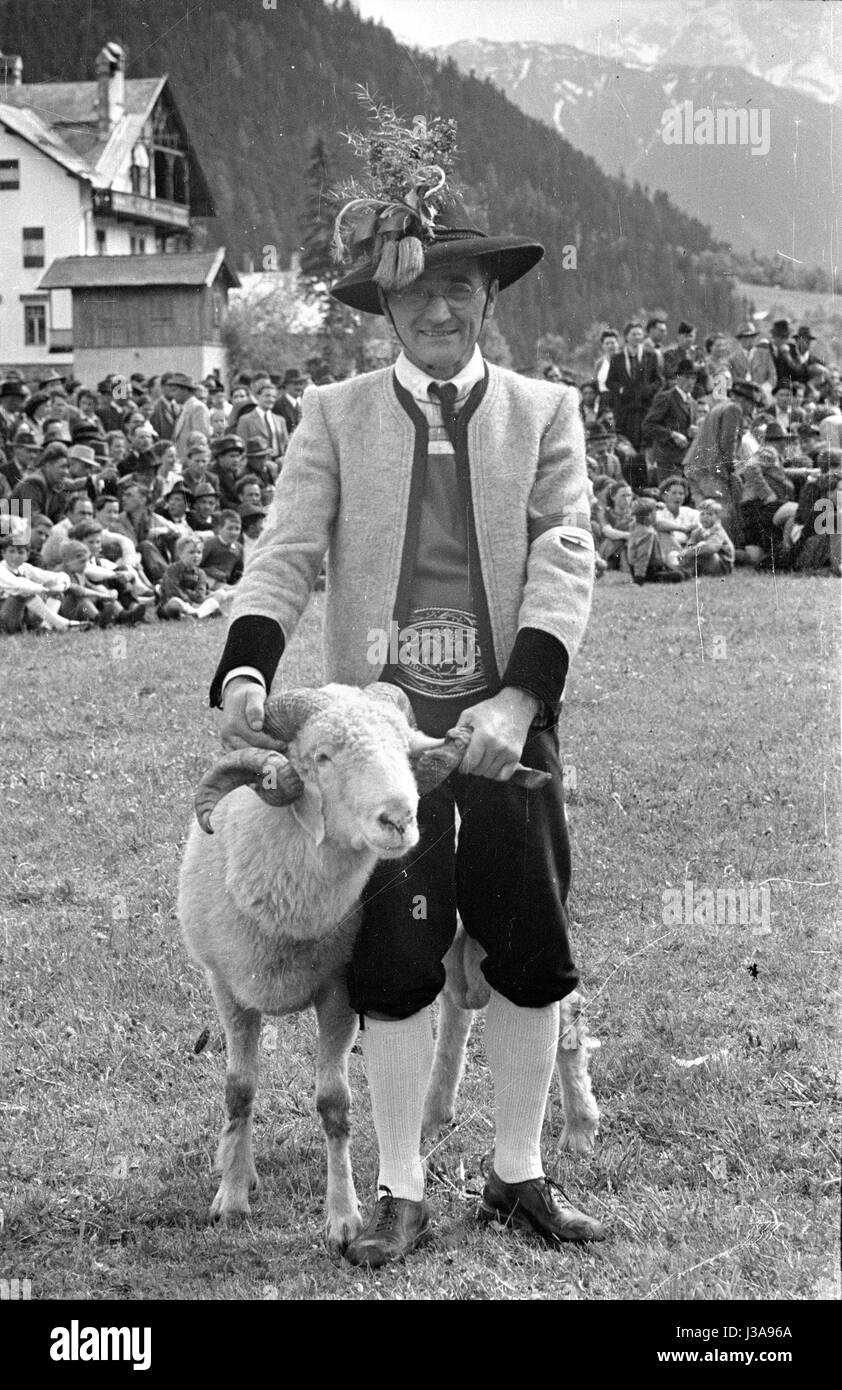 Il Gauder Fest di Zell am Ziller, 1952 Foto Stock