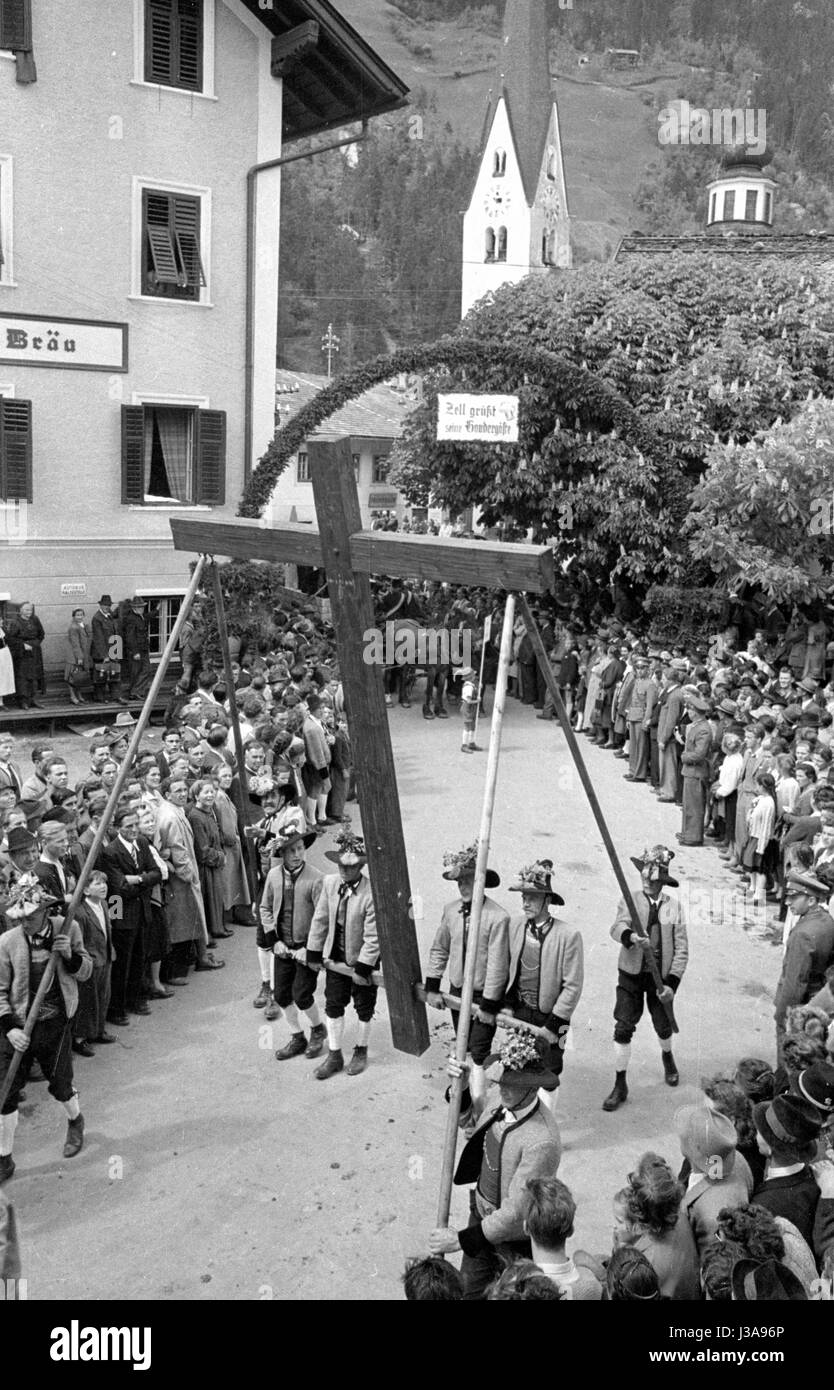 Il Gauder Fest di Zell am Ziller, 1952 Foto Stock