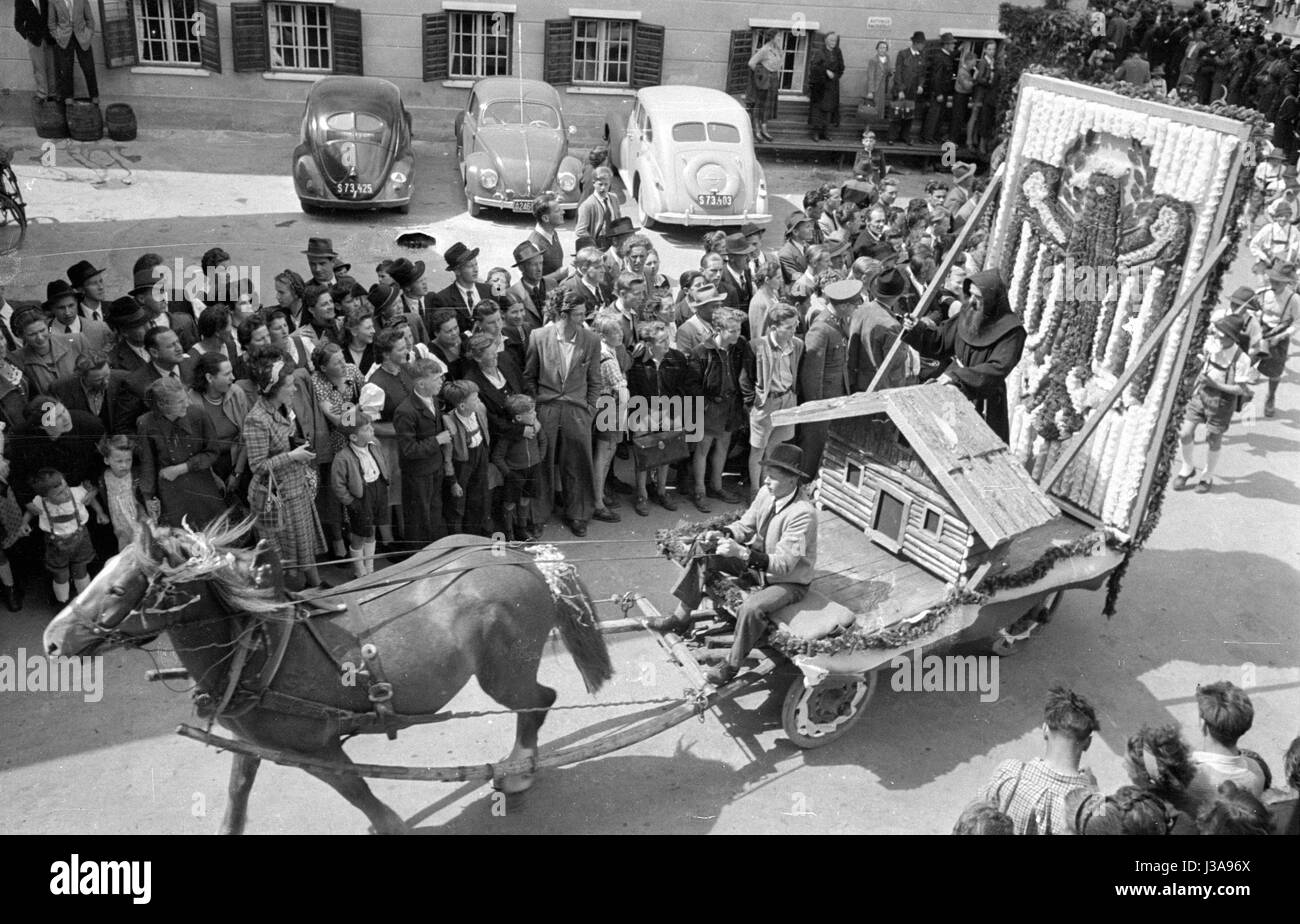 Il Gauder Fest di Zell am Ziller, 1952 Foto Stock