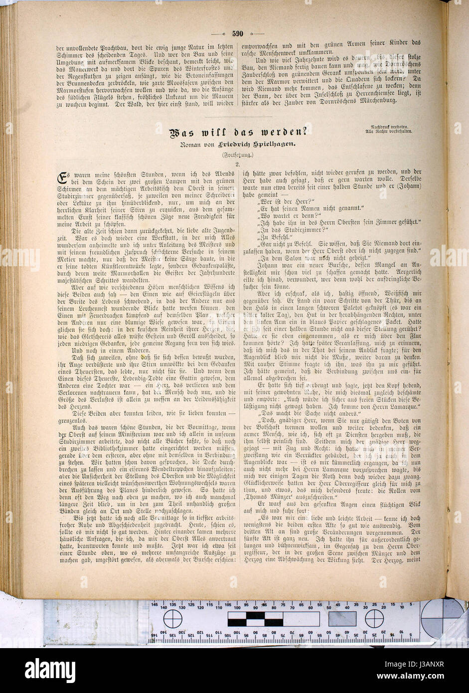 Die Gartenlaube è stata una rivista illustrata tedesca pubblicata a partire dalla metà del XIX secolo. Questo particolare numero del 1886 presenta probabilmente illustrazioni culturali e storiche del periodo. Foto Stock