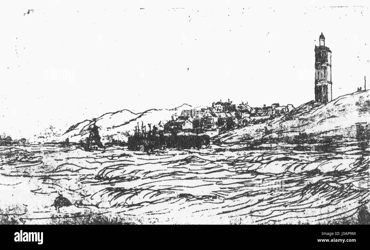 Questa stampa, intitolata "ETS Betzy Akersloot Berg Noorse kust", raffigura un paesaggio della costa norvegese, che mostra la bellezza naturale e il terreno accidentato della regione. Cattura l'essenza delle coste panoramiche dell'Europa settentrionale. Foto Stock