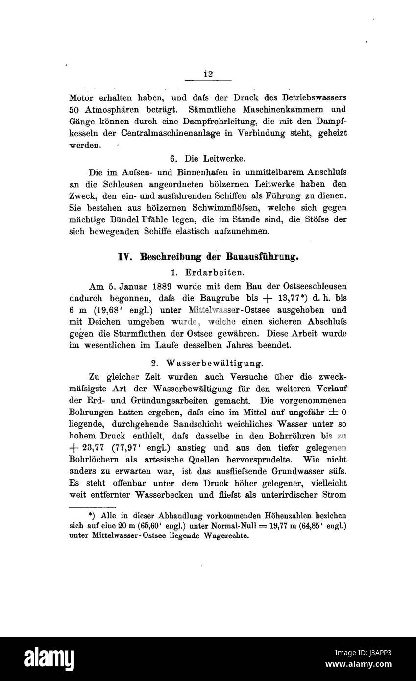 Questo titolo si riferisce alle chiuse del Mar Baltico a Holtenau, situata in Germania. Le chiuse svolgono un ruolo cruciale nella navigazione marittima tra il Mar Baltico e il Canale di Kiel. Foto Stock