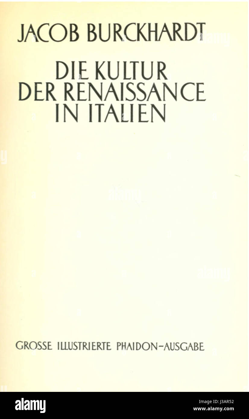 Die Kultur der Renaissance in Italien pagina n6 Foto Stock