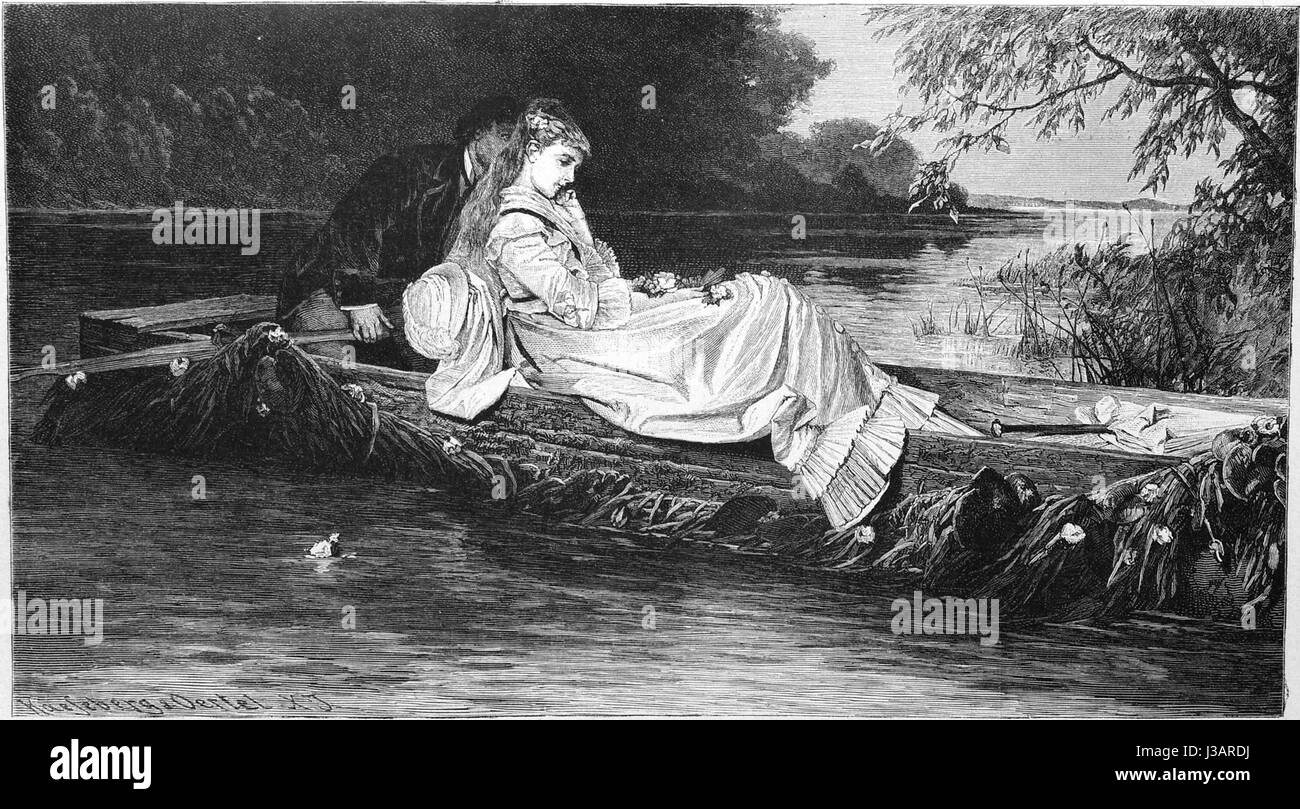 Die Gartenlaube è stata un'importante rivista tedesca, pubblicata per la prima volta nel XIX secolo. L'edizione 1882 presenta una raccolta di articoli, storie e illustrazioni che riflettono le tendenze culturali e intellettuali del tempo. Foto Stock