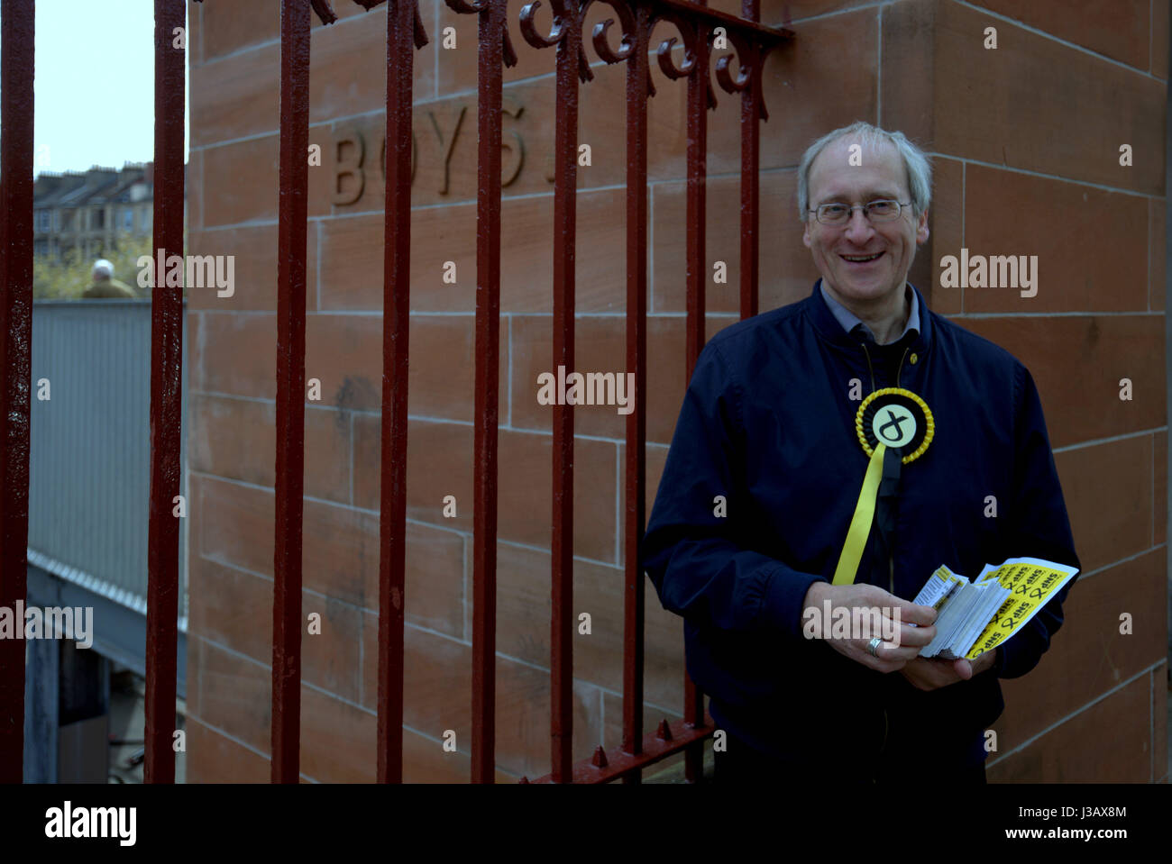 Glasgow, Scotland, Regno Unito. Il 4 maggio, 2017. SNP speranza per rubare lavoro di base di alimentazione a Glasgow City Council oggi nel corso del governo locale votazione avviene appena cinque settimane prima delle elezioni generali di credito: Gerard Ferry/Alamy Live News Foto Stock