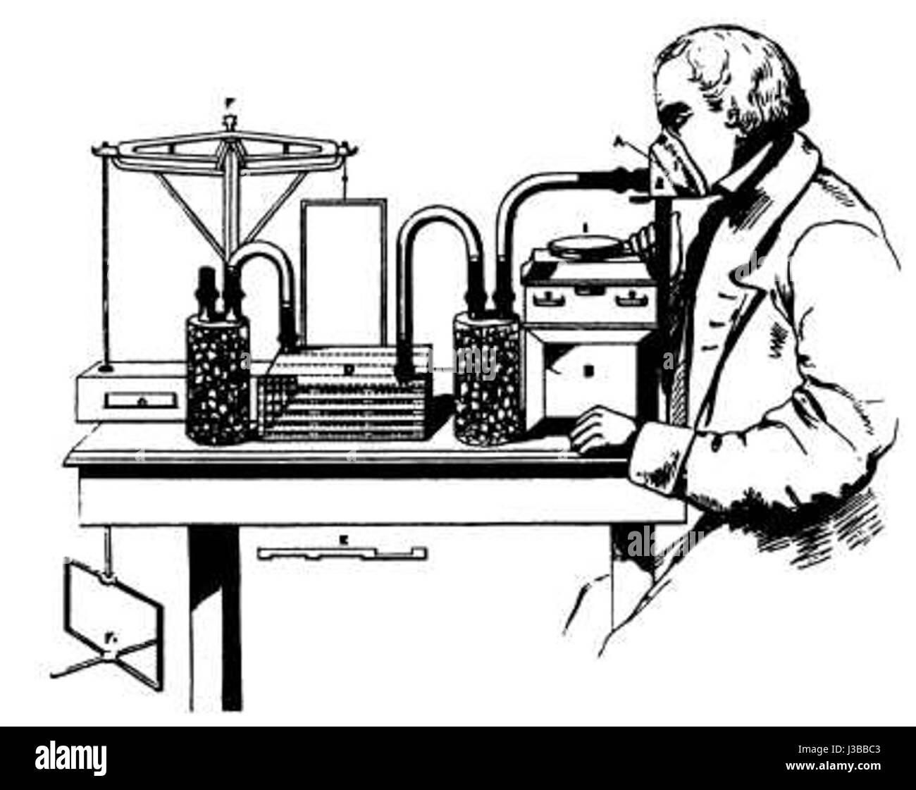 Edward Smith Apparatus si riferisce ad attrezzature scientifiche sviluppate o associate a Edward Smith, una figura chiave nella storia delle scoperte scientifiche e della progettazione di apparati, che contribuisce a vari campi di ricerca. Foto Stock