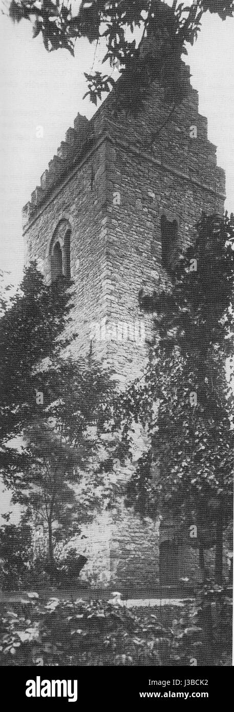 Evangelische Kirche Mettingen 1893 Foto Stock