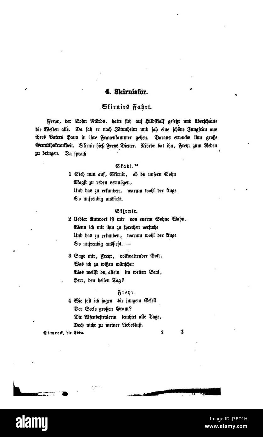 Die Edda Seite 041 Foto Stock