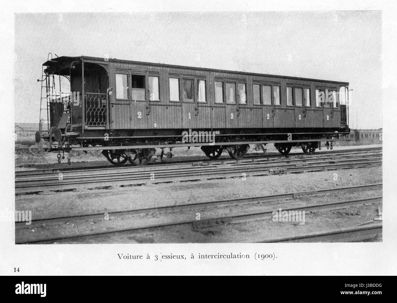 Drieassig rijtuig Foto Stock