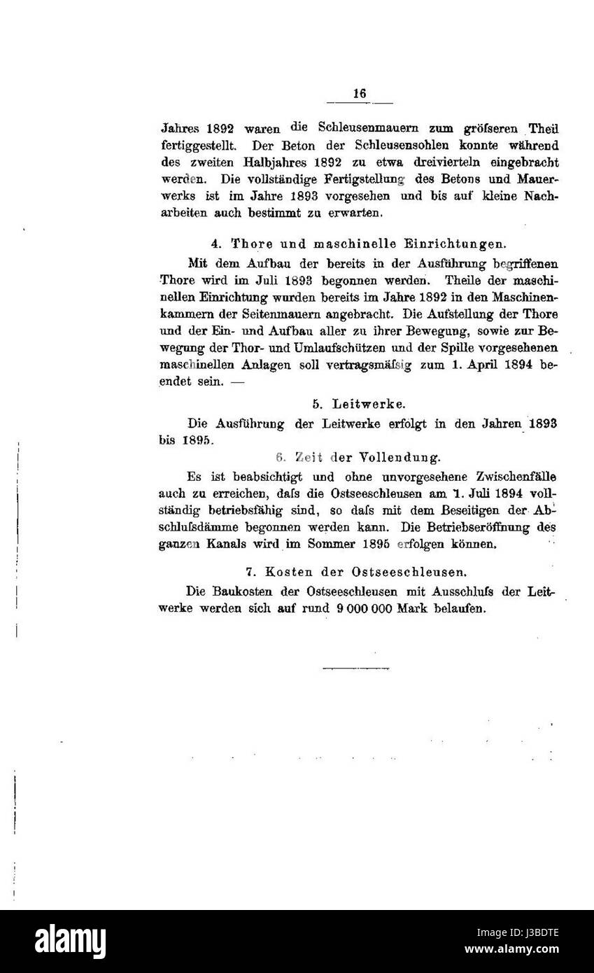 DIE OSTSEESCHLEUSEN ZU HOLTENAU 16 Foto Stock