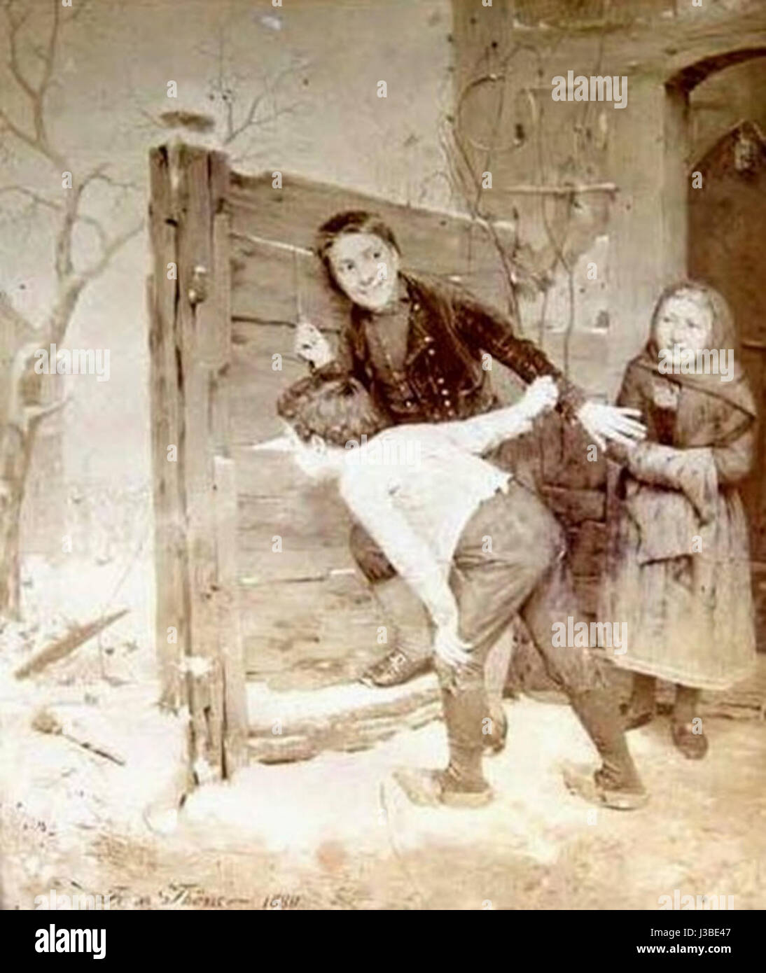 "Die kleinen Diebe" (i piccoli ladri) è una narrazione che esplora la vita dei piccoli criminali. La storia approfondisce le loro motivazioni, le loro lotte e i fattori sociali che influenzano le loro azioni, offrendo uno sguardo alla malavita del crimine. Foto Stock