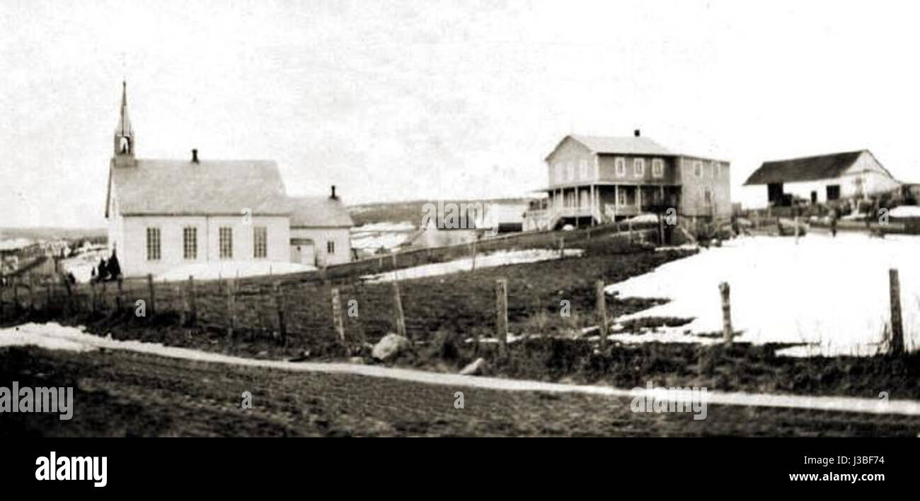 Eglise et presbytere Saint Andre Foto Stock