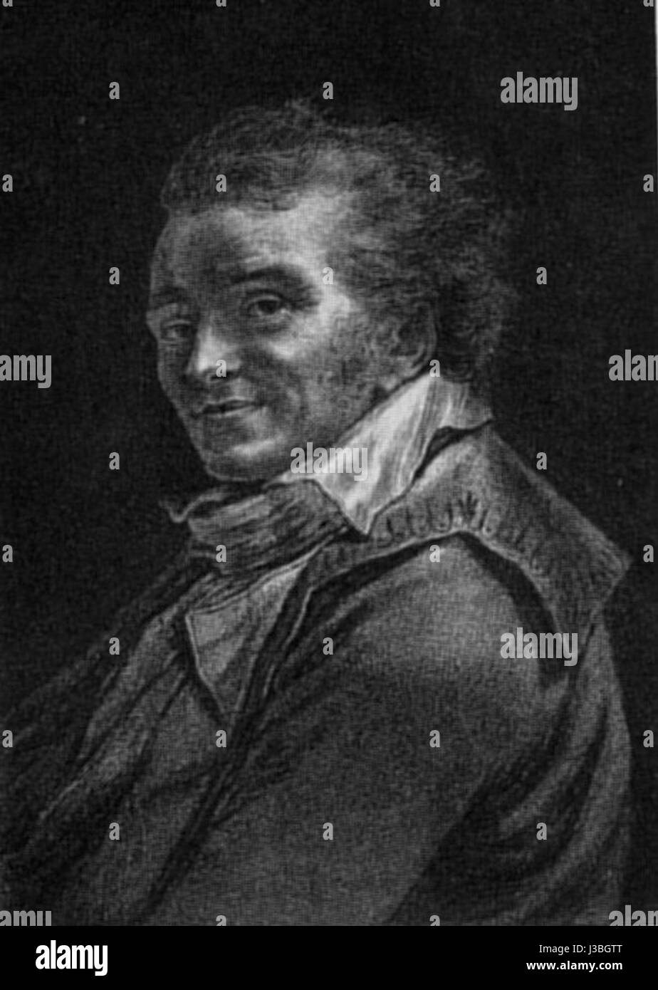Dominique Vivant Denon è stato un artista, diplomatico ed archeologo francese che ha svolto un ruolo significativo nello sviluppo iniziale del Museo del Louvre. Il suo lavoro contribuì notevolmente ai campi della storia dell'arte e dell'archeologia. Foto Stock