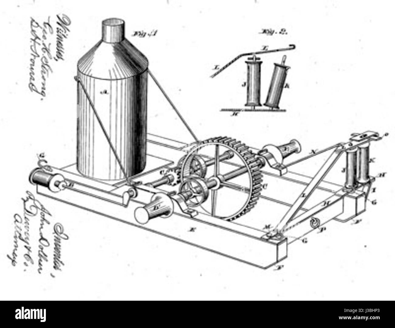 Il brevetto Dolbeer 1 Foto Stock
