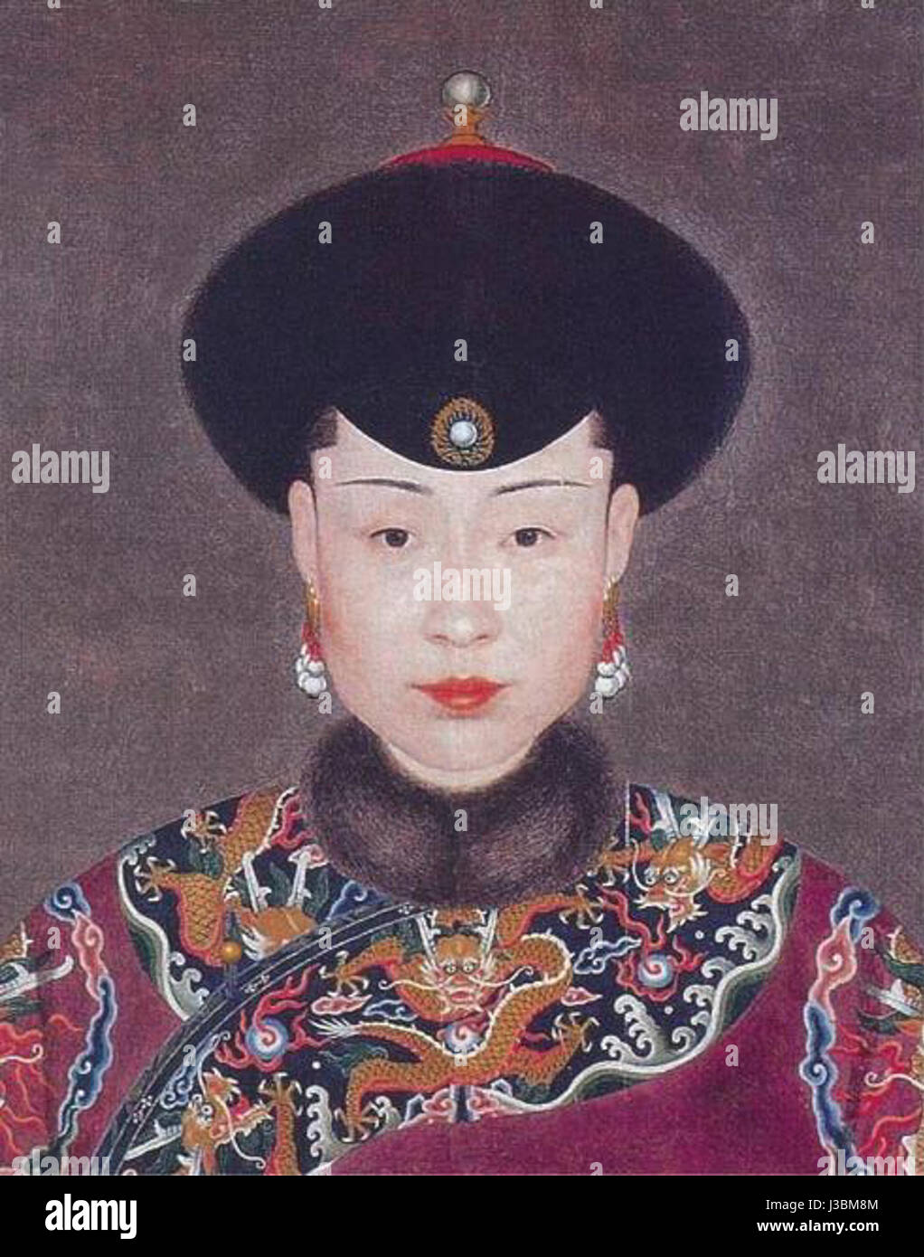 Imperatrice Xiao egli Rui, moglie di imperatore Jiaqing Foto Stock