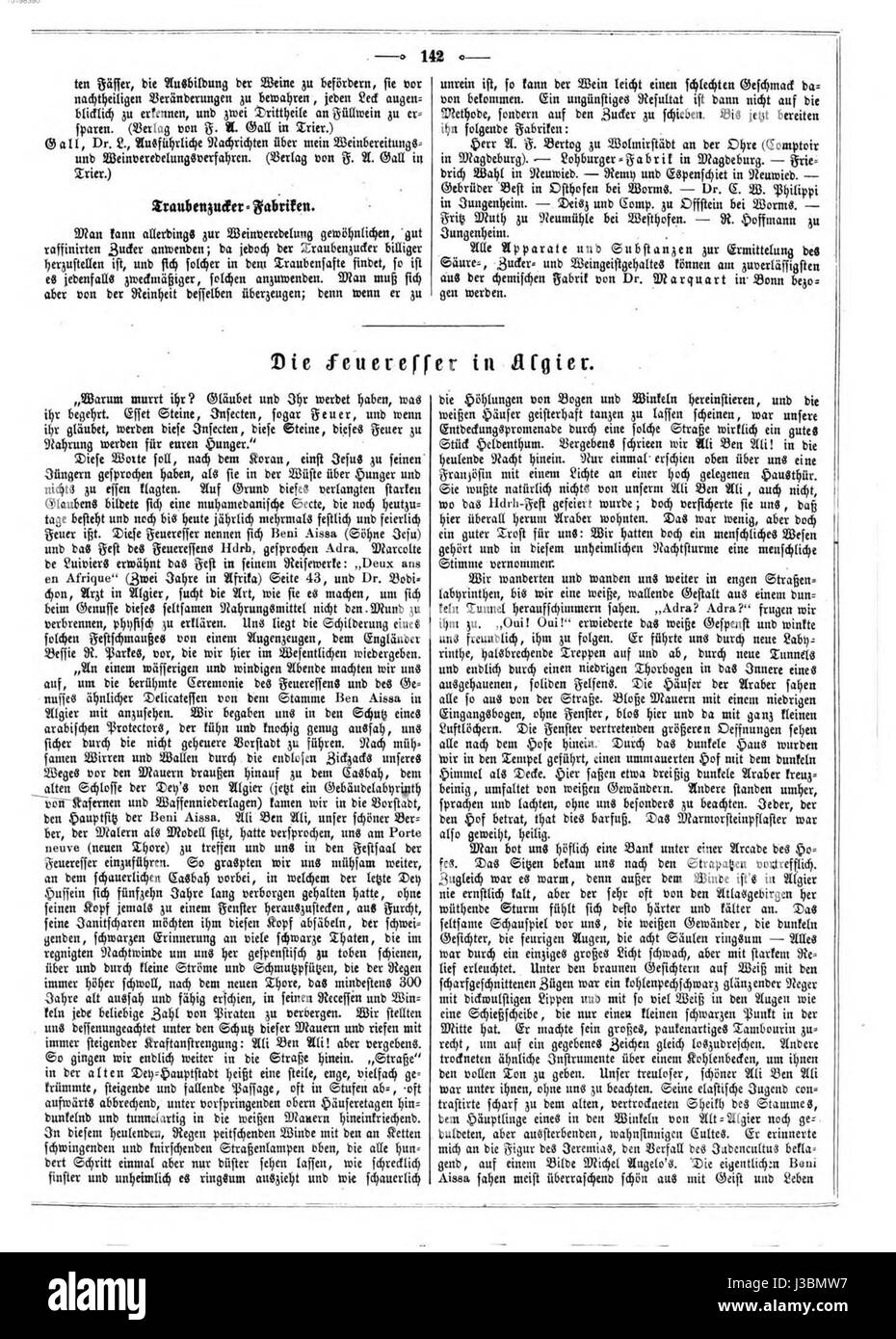 Un numero di "Die Gartenlaube" del 1857, una popolare rivista tedesca che presenta letteratura, notizie e illustrazioni. Fu influente nel XIX secolo come fonte di cultura e informazione per il pubblico di lingua tedesca. Foto Stock