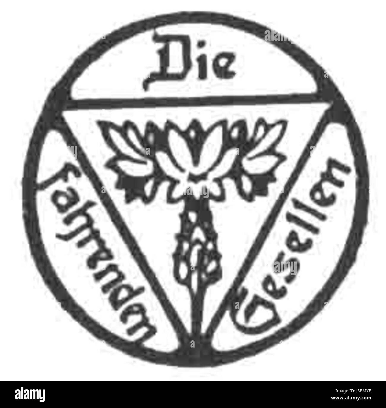 Emblema Fahrende Gesellen Foto Stock