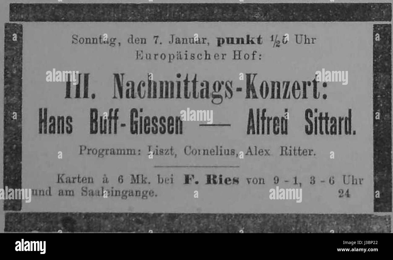 Dresdner ufficiale 1906 001 Buff Foto Stock