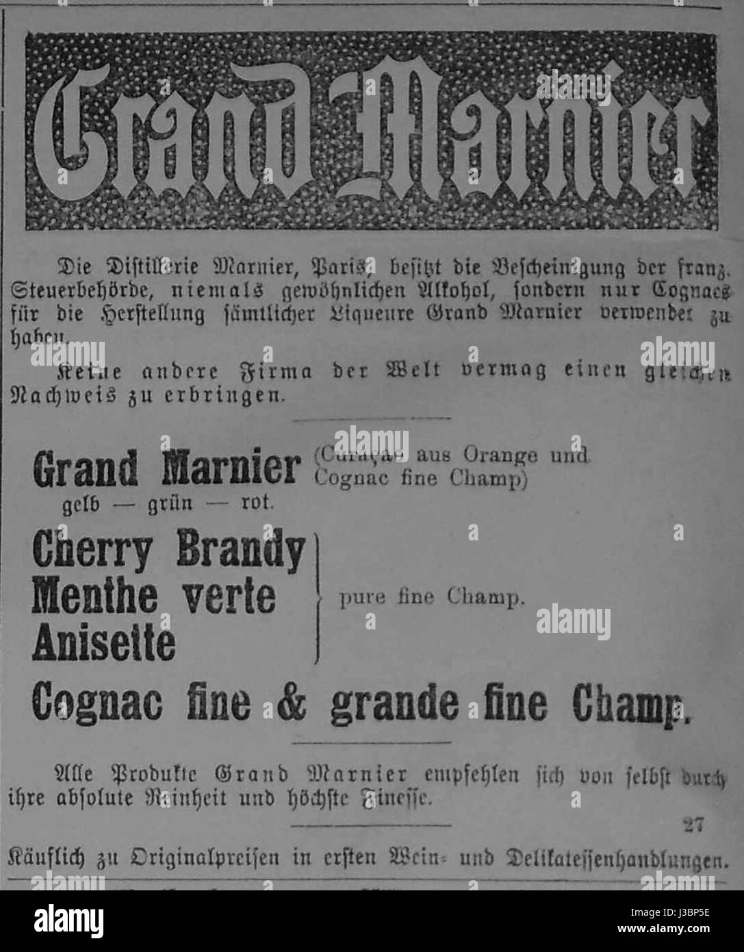 Dresdner ufficiale 1906 001 Marnier Foto Stock