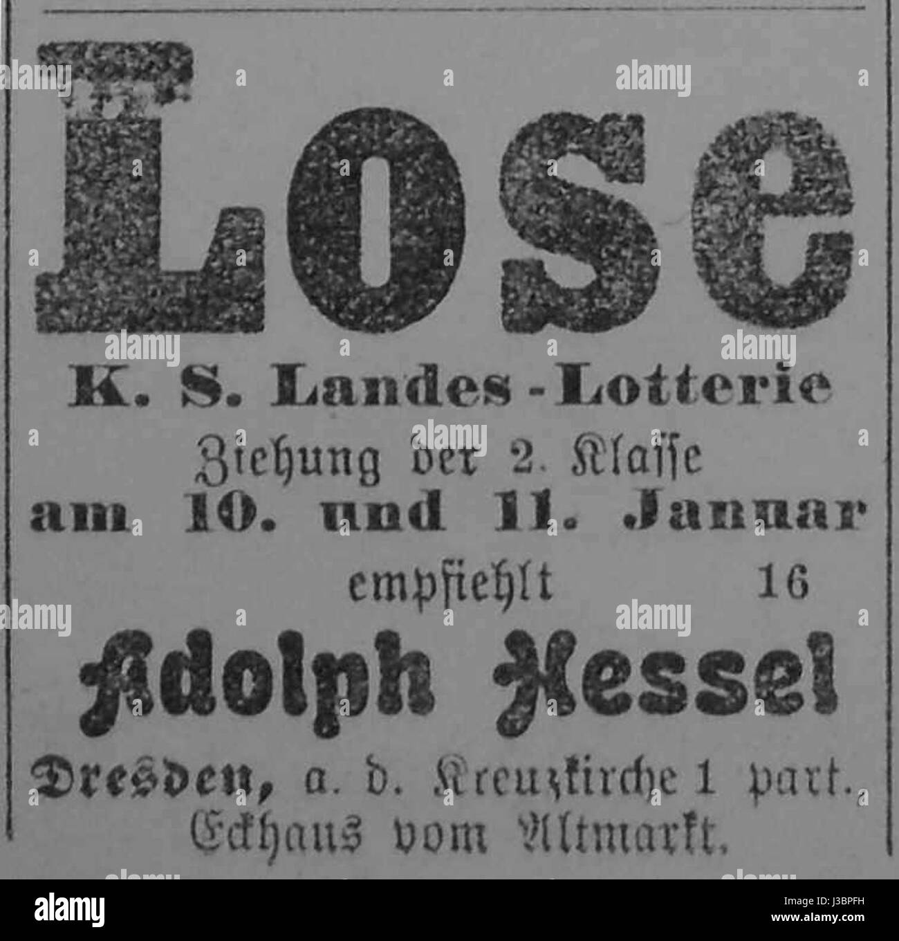 Il Dresdner Journal del 1906 è un periodico dell'inizio del XX secolo con contributi di Adolph Hessel. Questa edizione mette in evidenza eventi significativi, questioni culturali o questioni politiche del tempo. Può includere notizie locali, analisi culturali, o articoli scritti da Hessel, una figura di spicco dell'epoca. Foto Stock