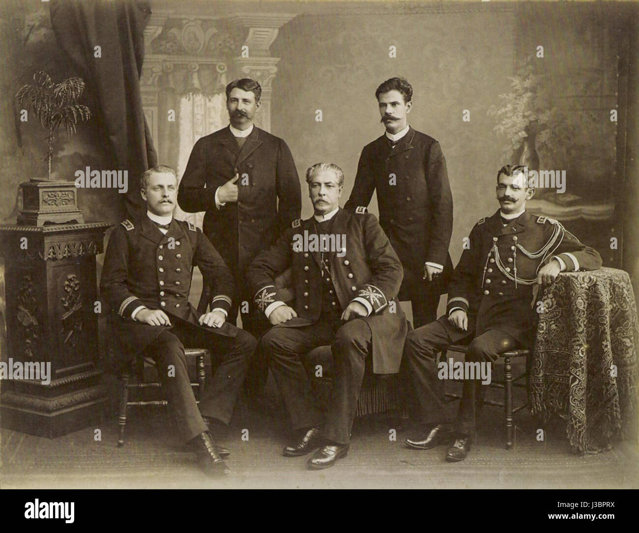 Dom Augusto e Eduardo Wandenkolk 1889 Foto Stock