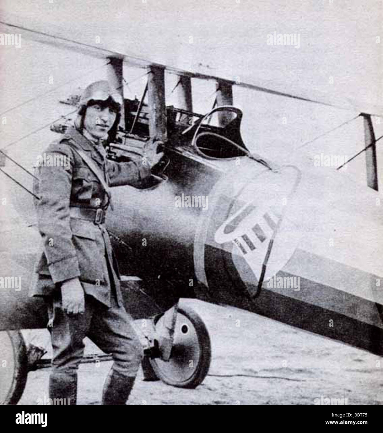 Eddie Rickenbacker Nieuport 28 Foto Stock