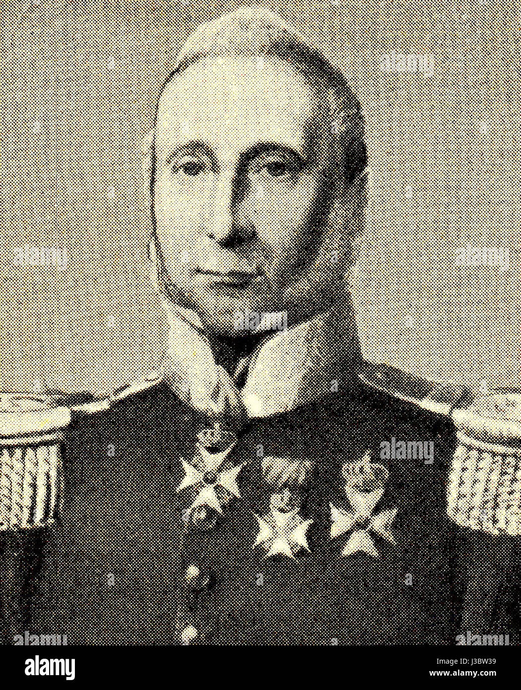 Un ritratto o un riferimento a DJ de Eerens, un tenente generale, probabilmente da un contesto militare, che mostra il suo contributo al suo paese o alle forze militari durante la sua carriera. Foto Stock