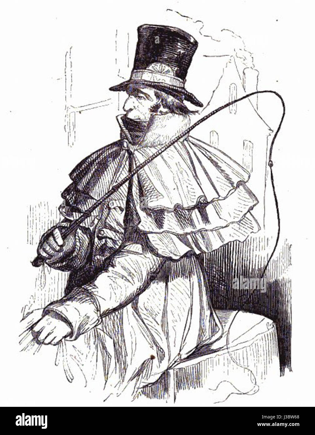 "El Coche Simon" raffigura una scena di trasporti all'inizio del XIX secolo, probabilmente un'immagine storica di una carrozza o di un veicolo di quel periodo. Foto Stock