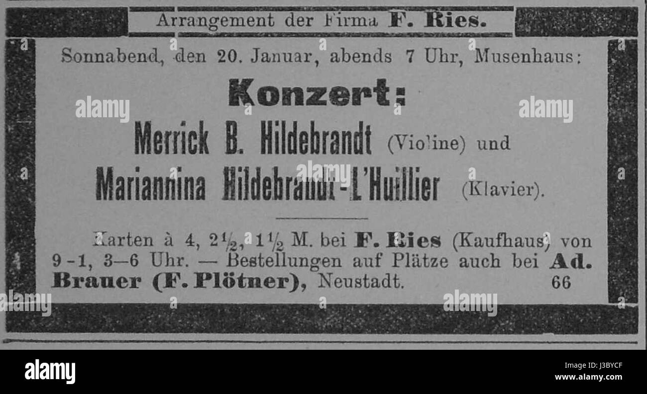 Dresdner ufficiale 1906 002 Hildebrandt Foto Stock