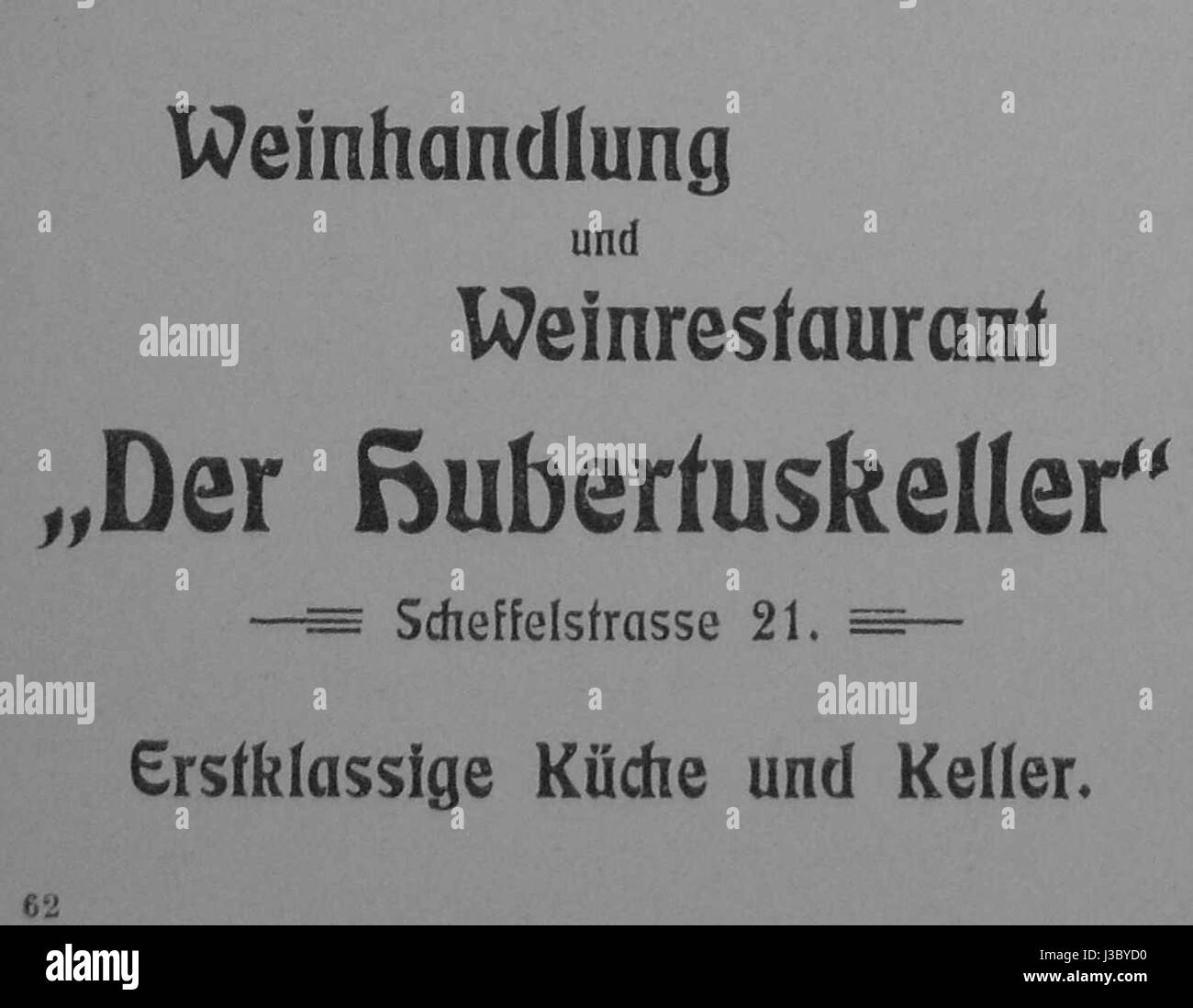 Il numero del 1906 del Dresdner Journal contiene un articolo o una voce sull'Hubertuskeller, un'istituzione notevole a Dresda, in Germania, nota per il suo significato storico. Foto Stock