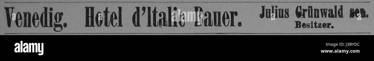 Edizione del 'Dresdner Journal' del 1906, incentrata su Venezia. Presenta articoli, illustrazioni e approfondimenti culturali, che riflettono la dedizione del giornale all'arte e alla storia durante quel periodo. Foto Stock