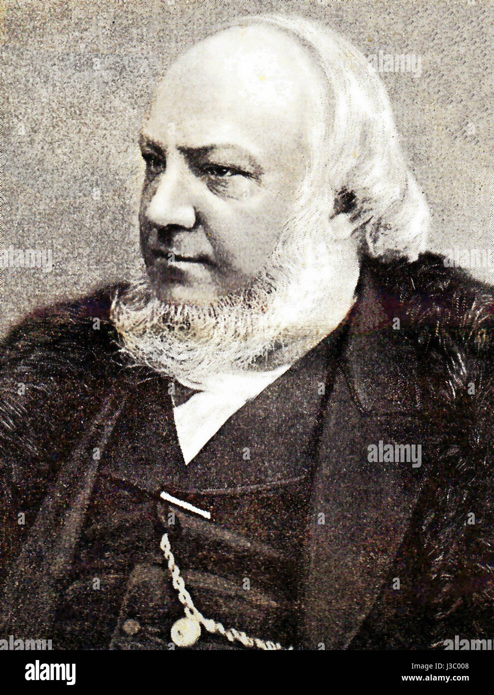 Jacob Moleschott è stato un fisiologo olandese del XIX secolo noto per il suo lavoro in nutrizione e fisiologia. Ha dato un contributo significativo alla comprensione del metabolismo e del ruolo della nutrizione nella salute umana. Foto Stock