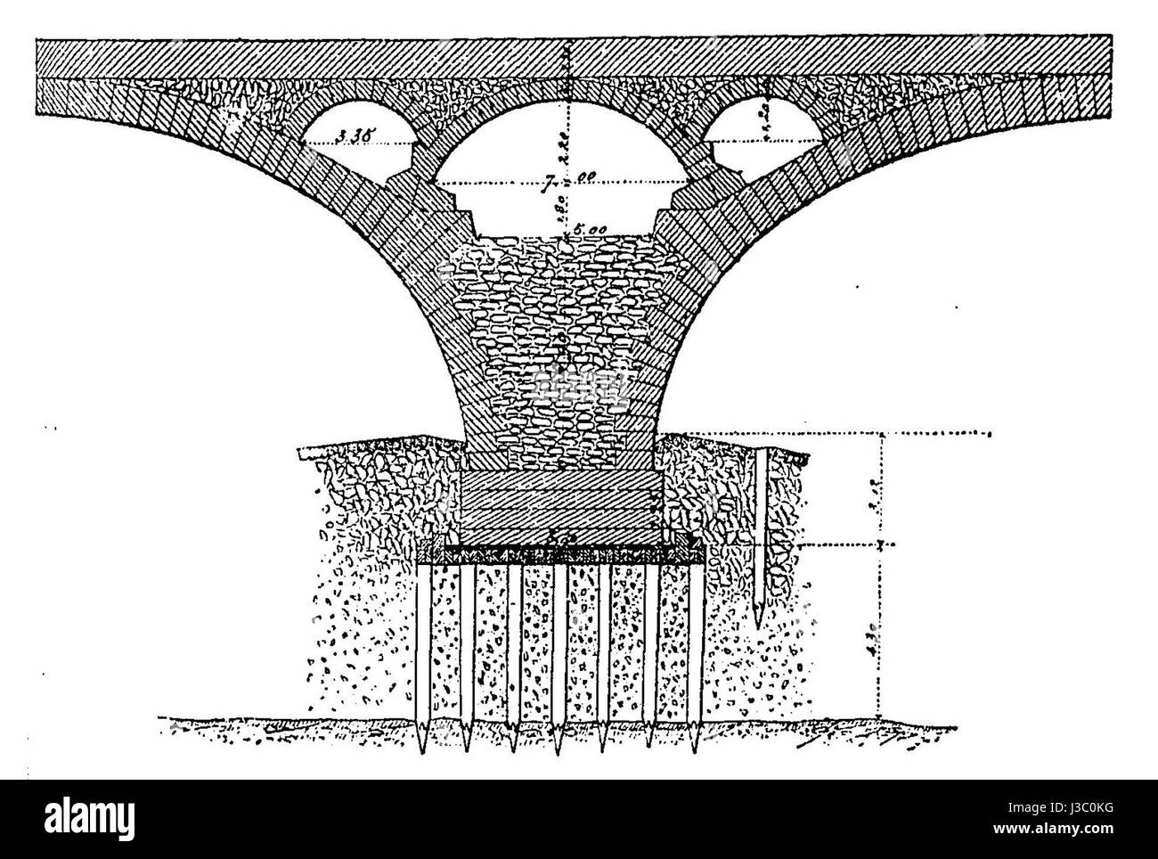 Elegissement Pont de Tours Foto Stock