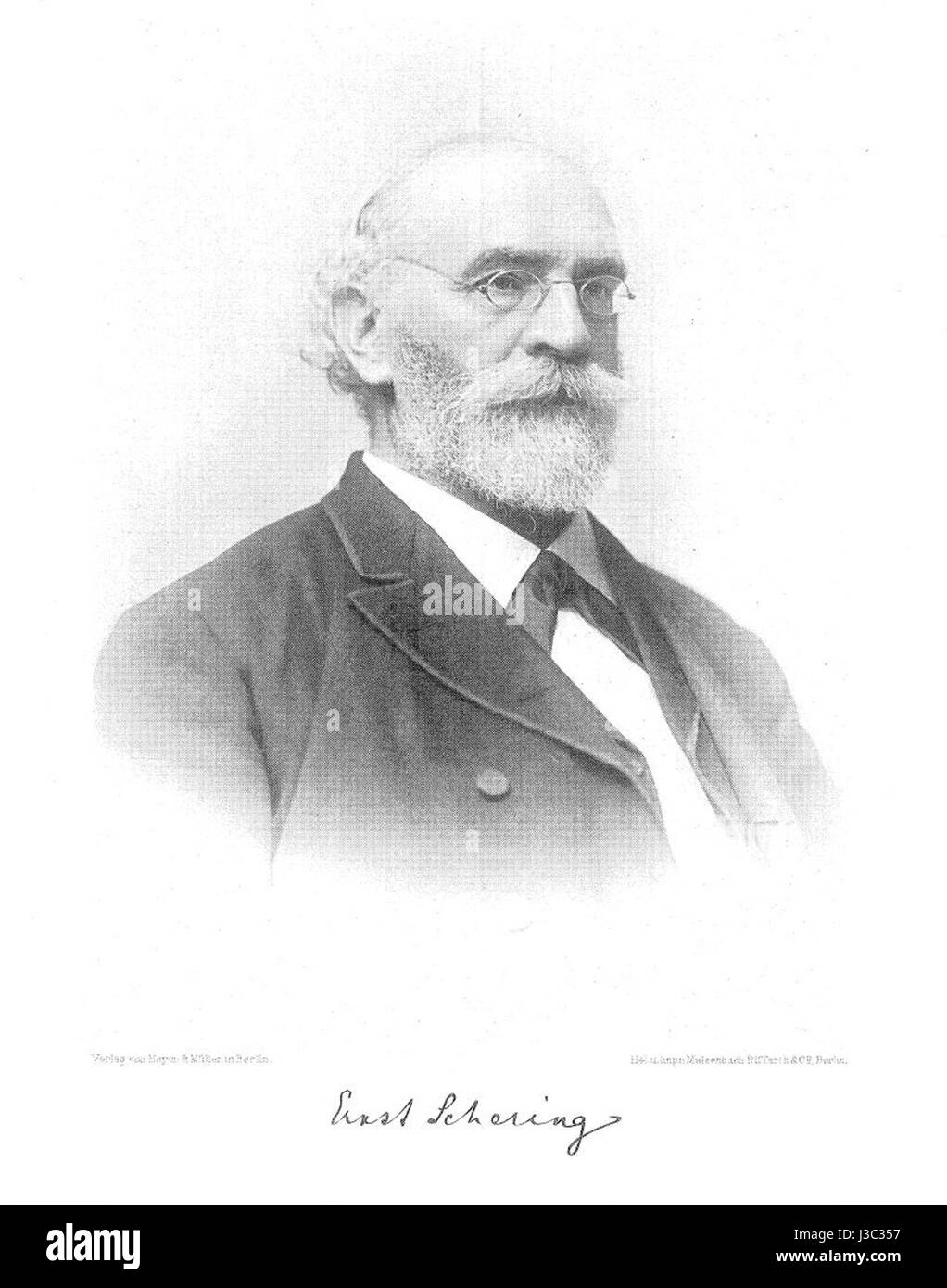 Ernst Christian Julius Schering Foto Stock