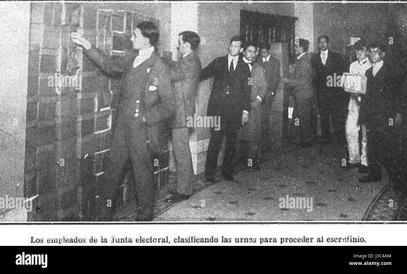 Elecciones al Senado 1913 Arg 04 Foto Stock
