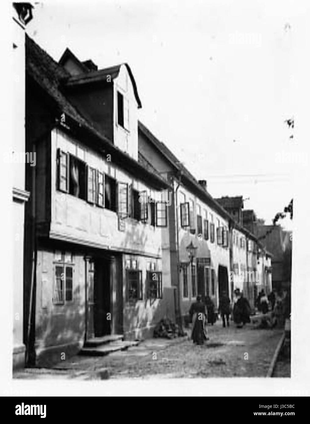 Detmold Unter der Wehme 5 7 um 1900 Foto Stock