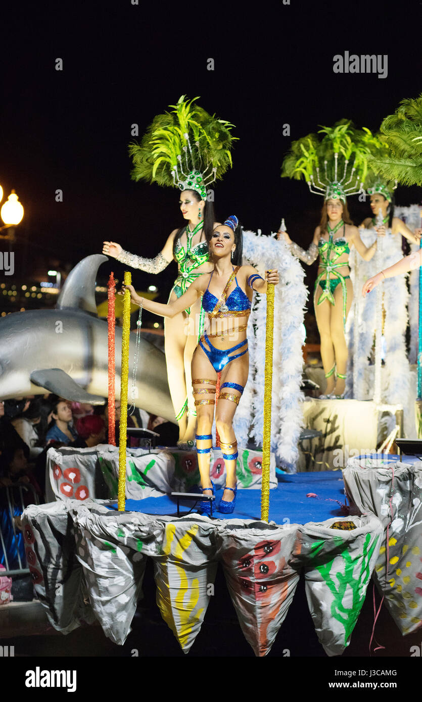 Carnevale di Madeira 25 febbraio 2017, Funchal, Madeira Foto Stock